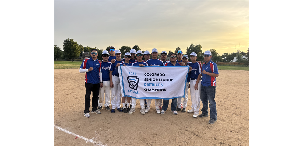Baseball District 5 Champions - Seniors Division 2025