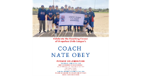Celebration of Coaching Career Nate Obey